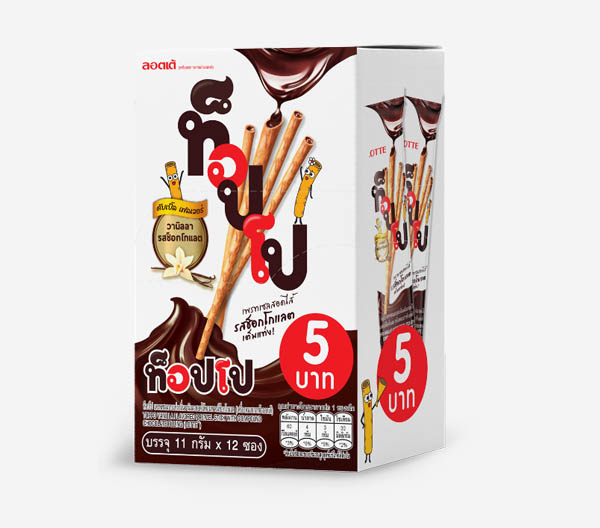 Toppo Vanilla Flavoured Biscuit Stick